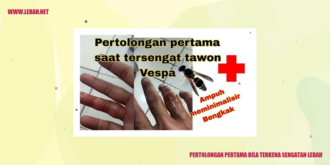 Menghapus sengatan lebah
