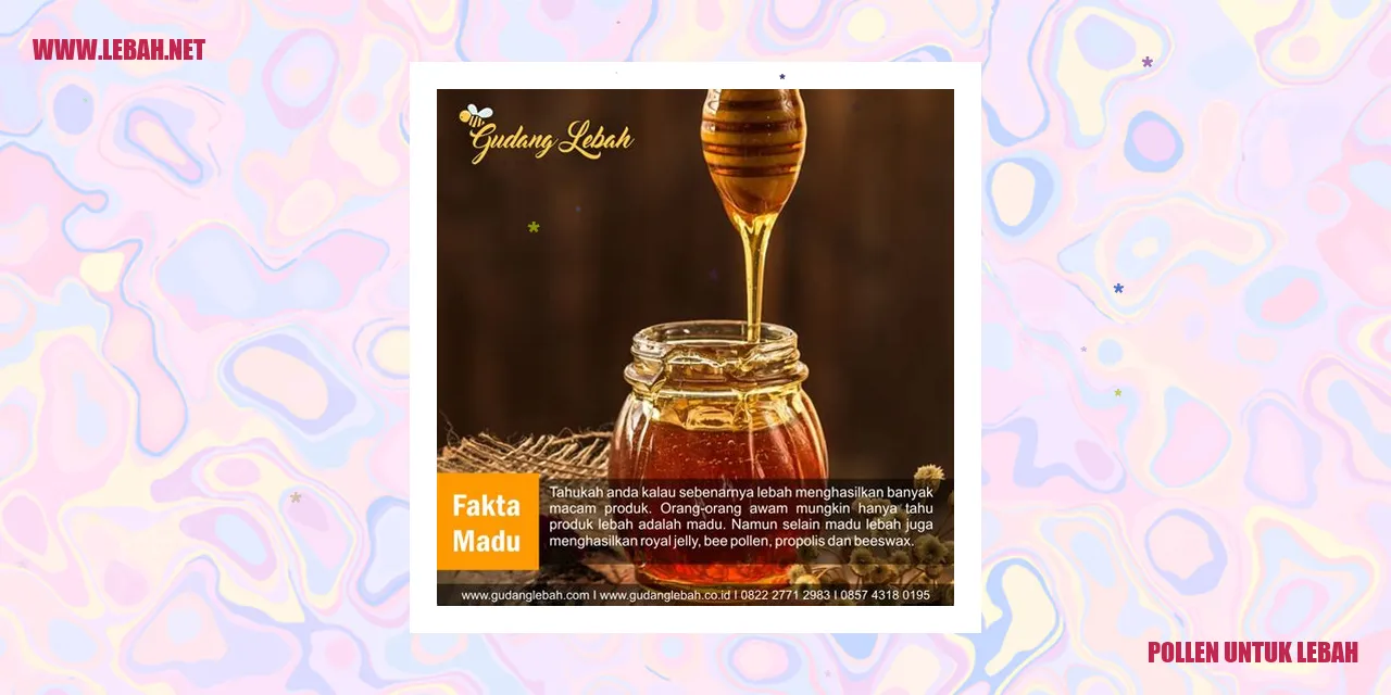 pollen untuk lebah