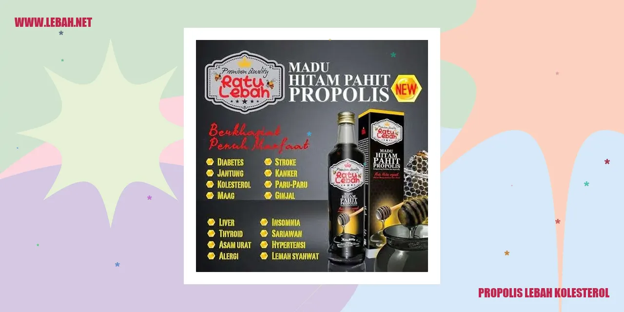 propolis lebah kolesterol