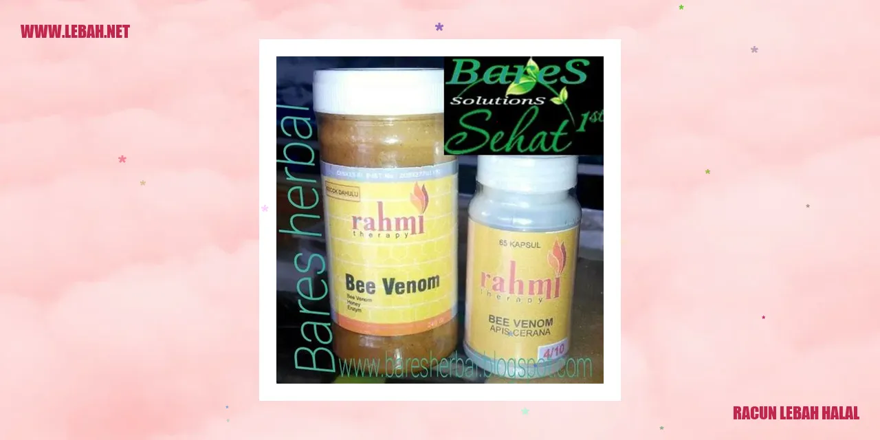 Gambar racun lebah halal