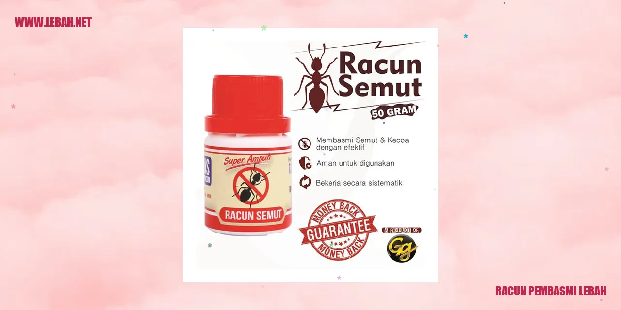 racun pembasmi lebah