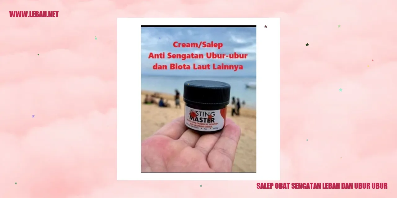 Salep Obat dengan Bahan Alami