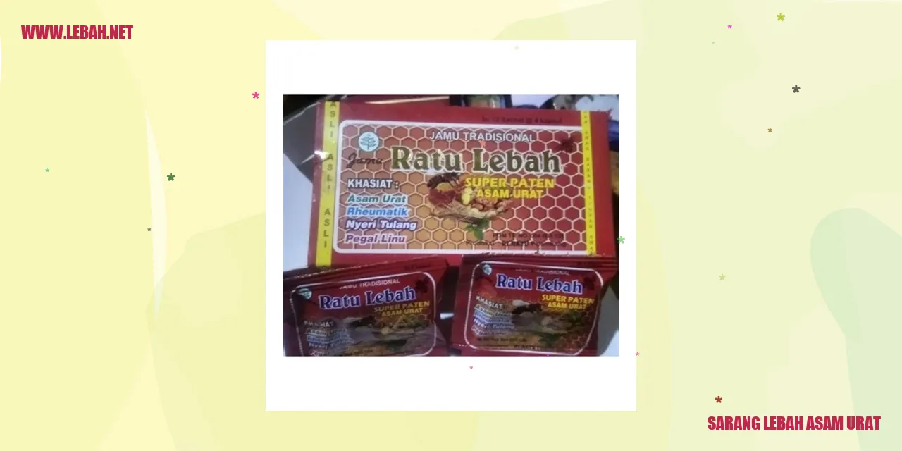 sarang lebah asam urat