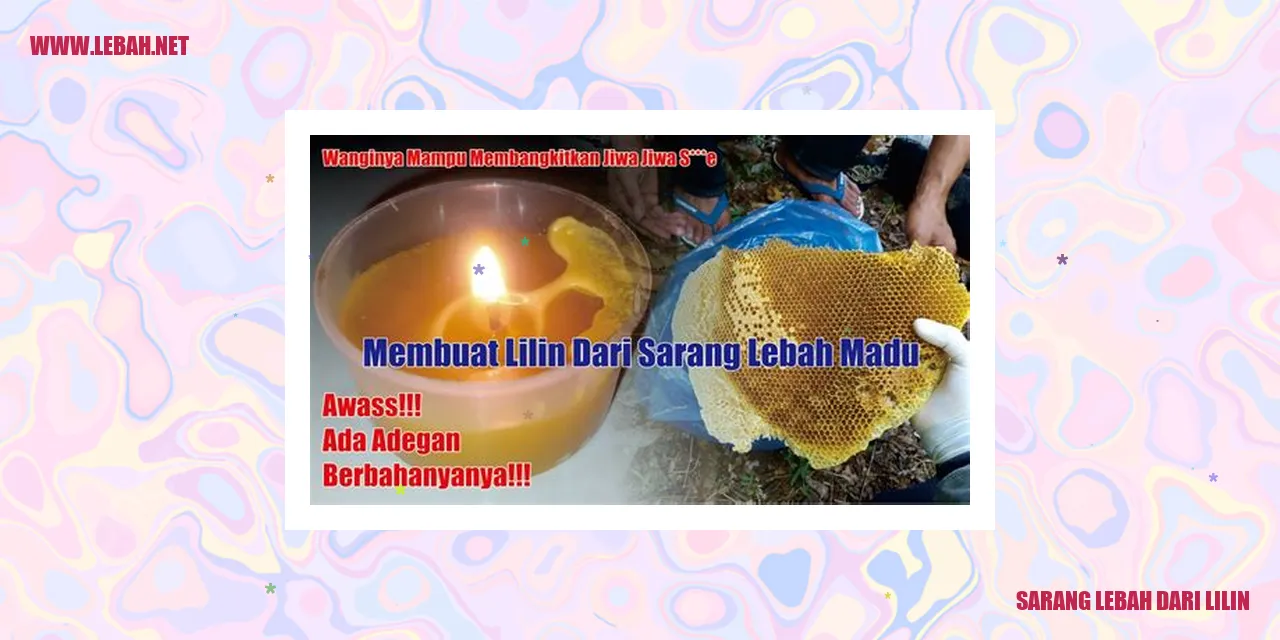 Gambar Sarang Lebah dari Lilin