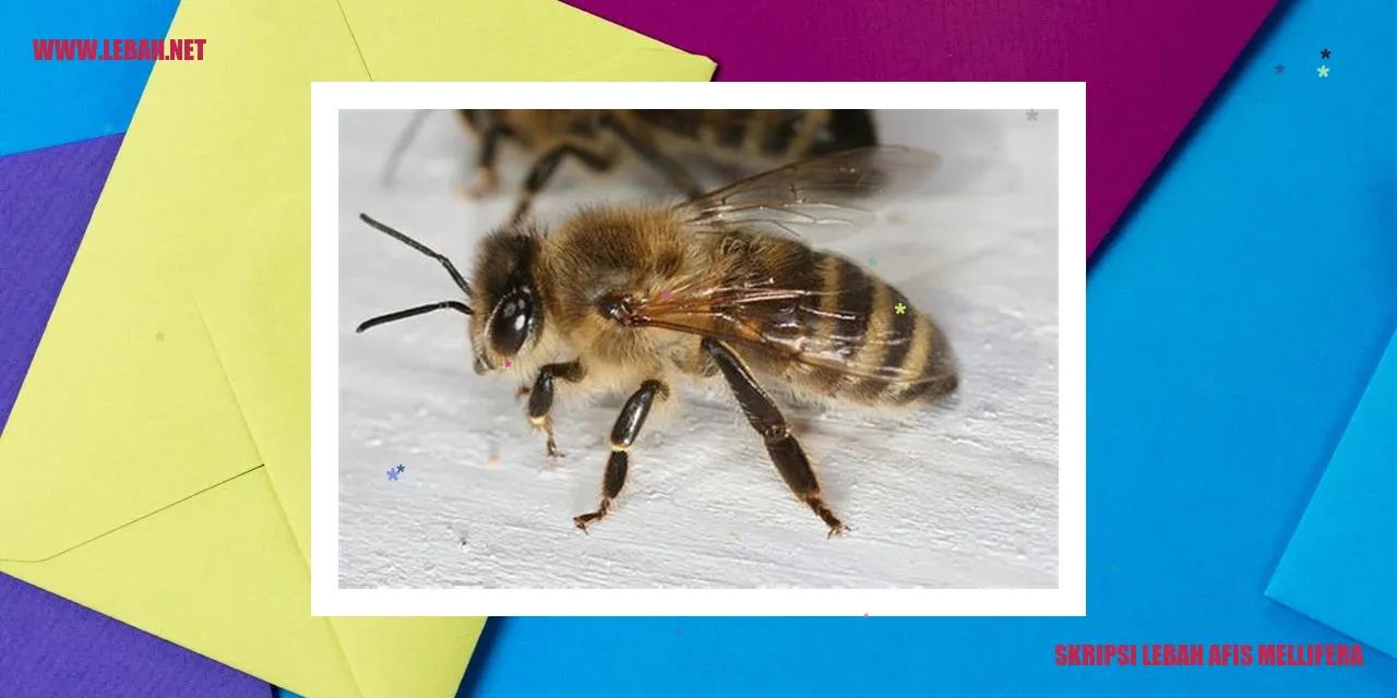skripsi lebah afis mellifera