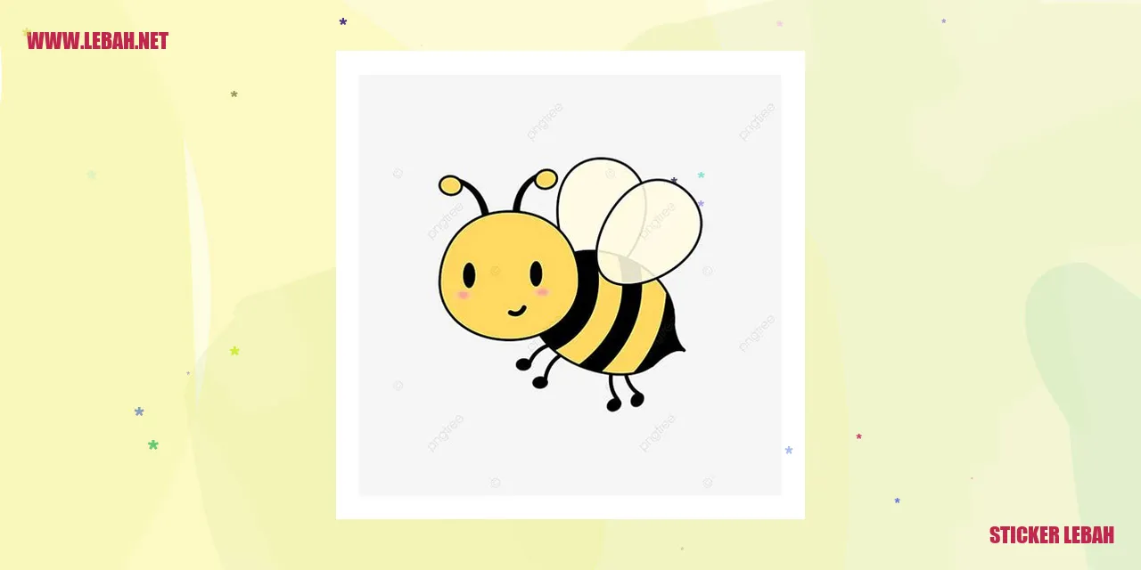 Sticker Lebah