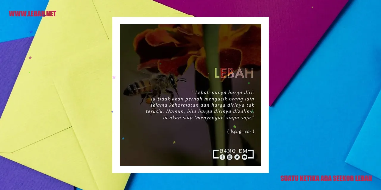 Gambar Seekor Lebah