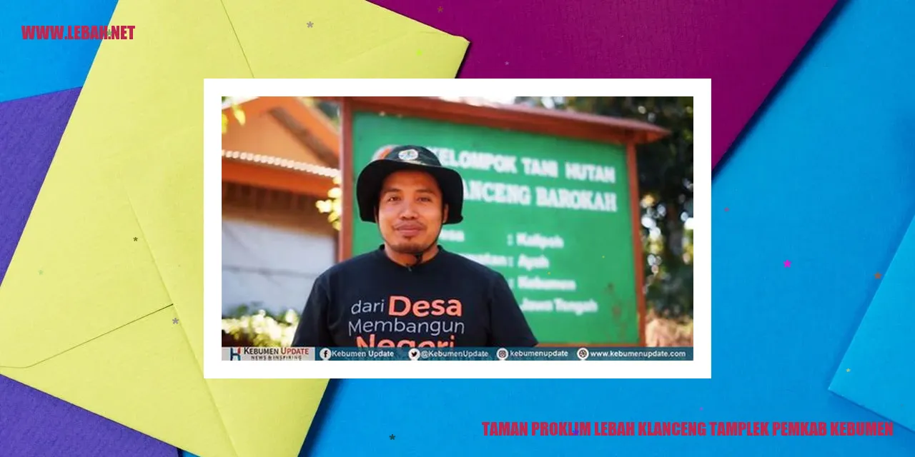 Taman Proklim Lebah Klanceng Tamplek Pemkab Kebumen