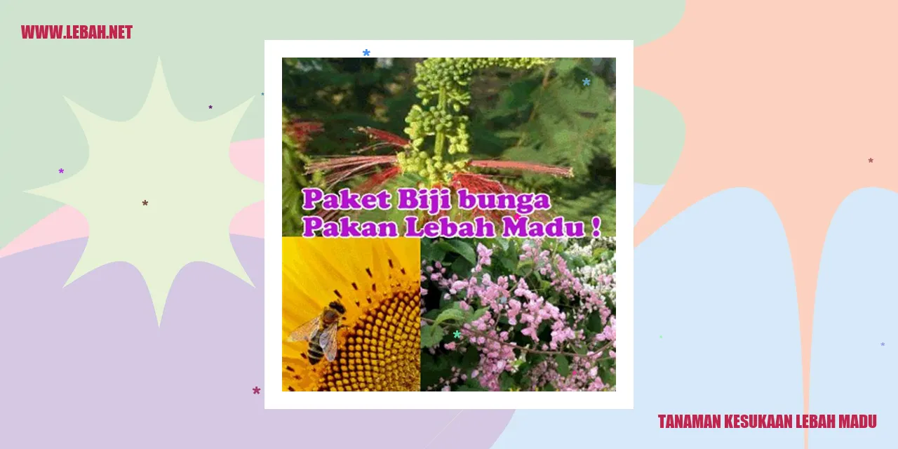 tanaman kesukaan lebah madu