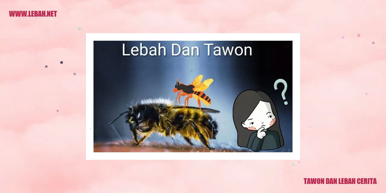 Tawon dan Lebah Cerita