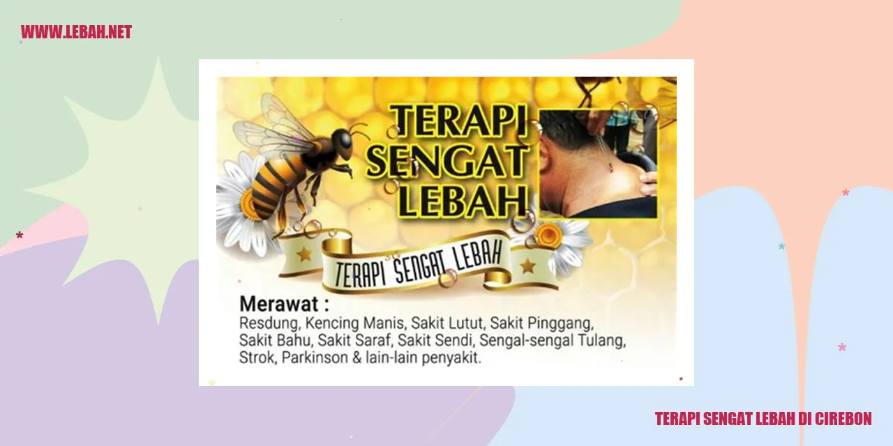 terapi sengat lebah di Cirebon