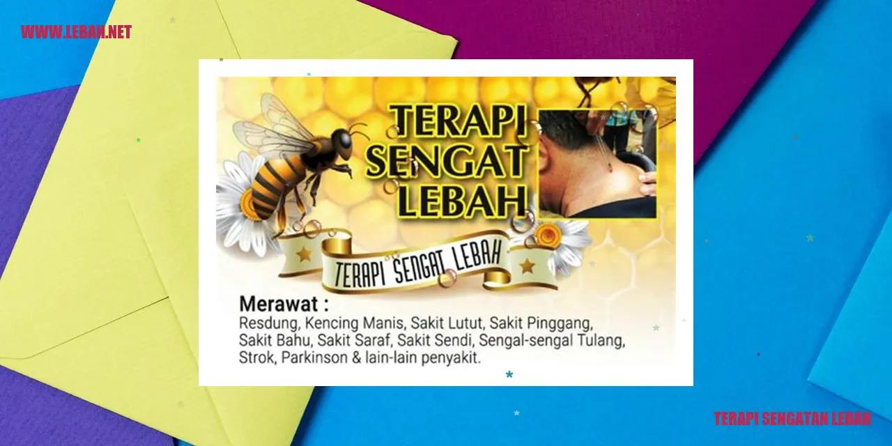Ilustrasi Terapi Sengatan Lebah