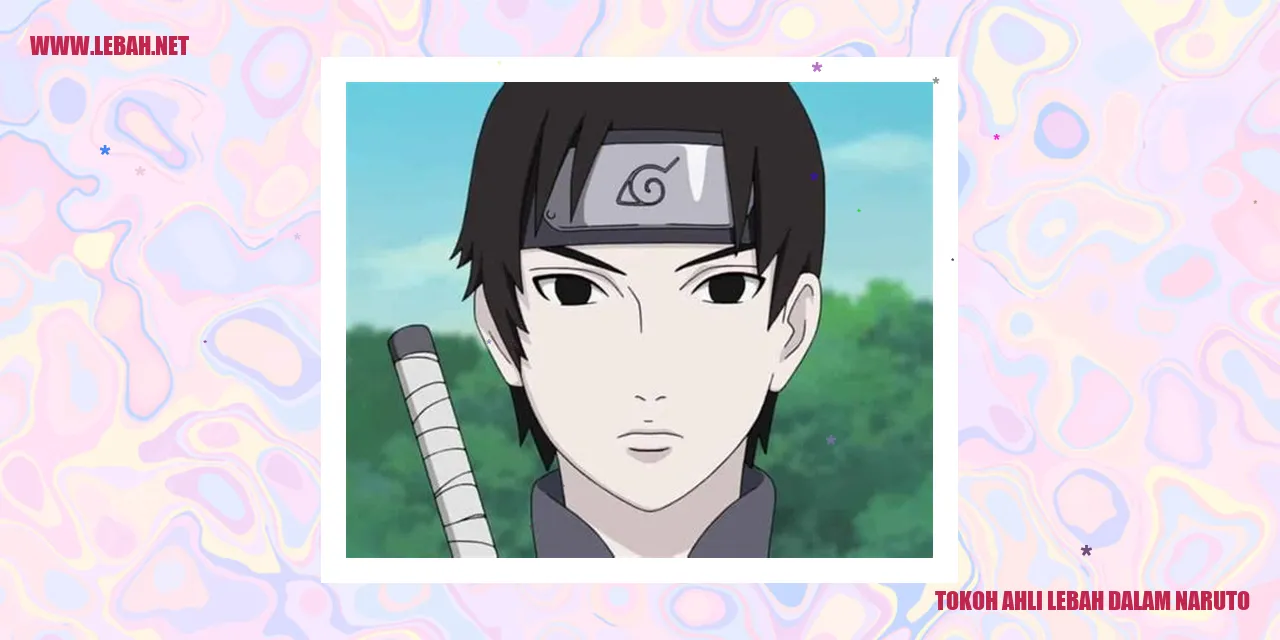 tokoh ahli lebah dalam naruto